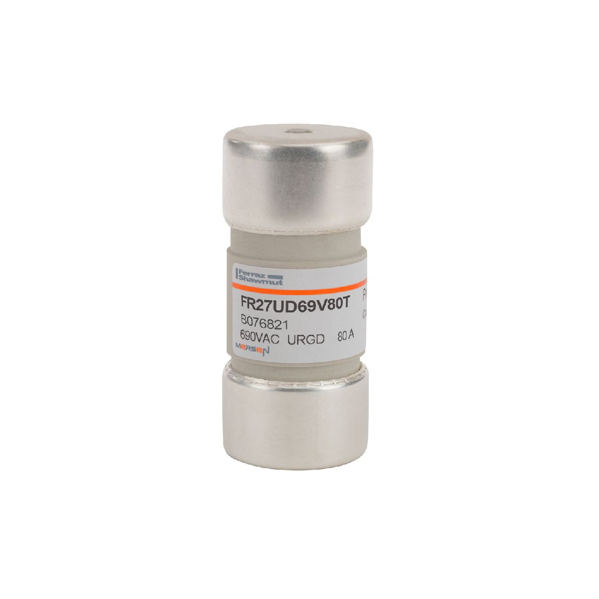 B076821 - Size 27x60 aR (URGD) 600 to 690VAC with trip-indicator aR 80 A 690VAC